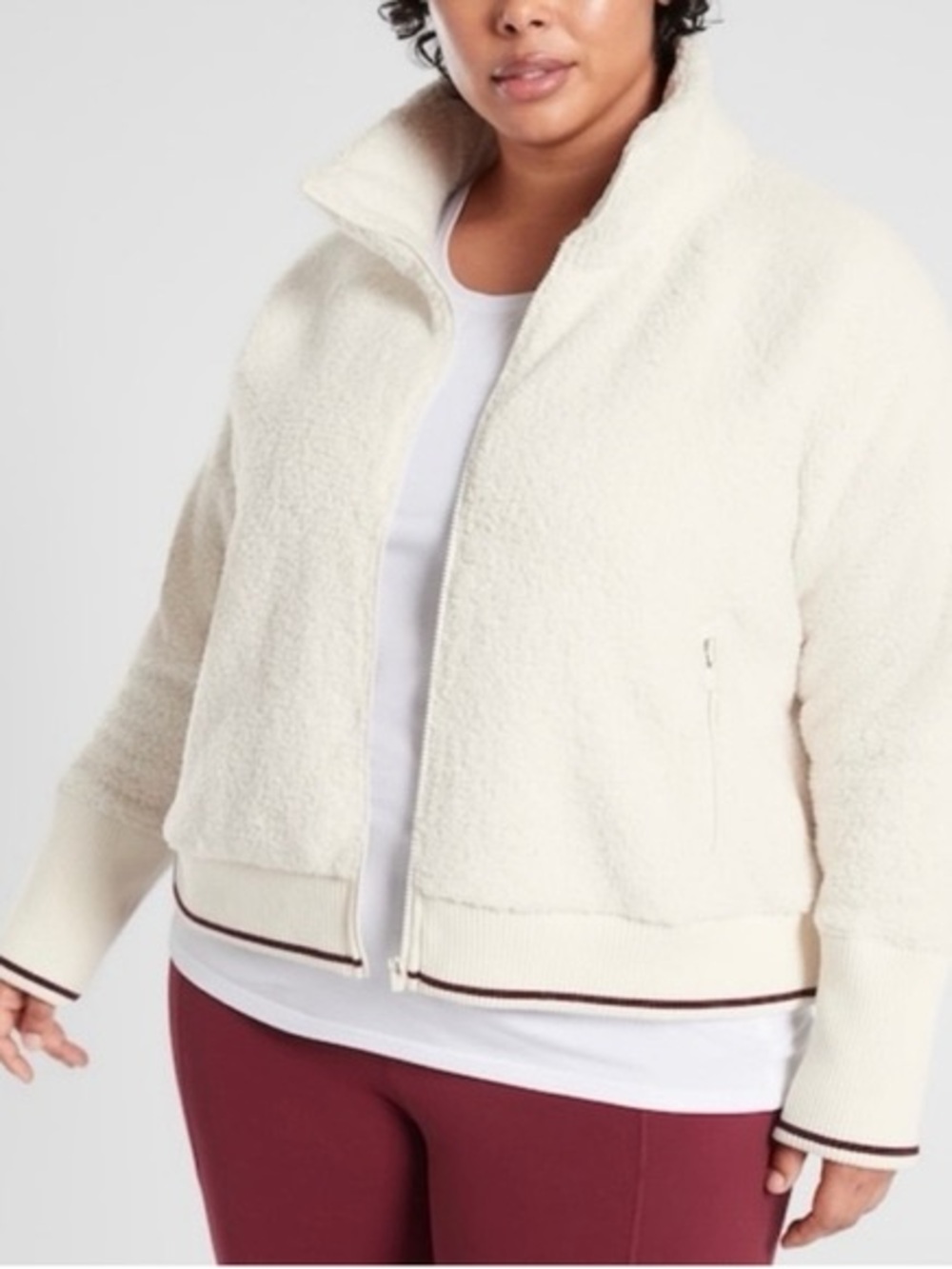 Athleta Tugga Sherpa Jacket Size 2X